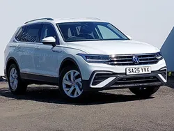 White New 2025 VW Tiguan Allspace Life SUV | £32,498 (A bit pricey)
