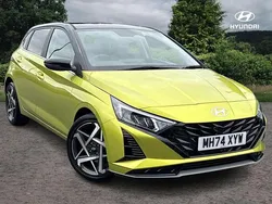 Yellow Used 2025 Hyundai i20 Premium Hatchback | £19,499 (A bit pricey)