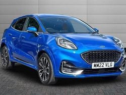 Desert island blue Used 2022 Ford Puma ST-Line Hatchback | £19,600 (Fair price)