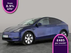 Blue Used 2024 Tesla Model Y Long Range SUV | £32,530 (Fair price)