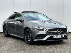 Grey Used 2023 Mercedes CLA250e AMG line Sedan | £25,628 (Fair price)