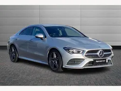 Silver Used 2021 Mercedes CLA200 AMG line Coupe | £21,695 (Fair price)