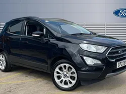 Black Used 2022 Ford Ecosport Titanium SUV | £10,973 (Fair price)