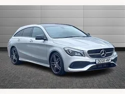 Polar silver Used 2018 Mercedes CLA220 AMG line Sedan | £18,500 (Fair price)