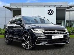 Black Used 2022 VW Tiguan R-line SUV | £29,291 (Fair price)