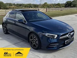 Blue Used 2019 Mercedes A35 AMG Premium Plus Hatchback | £23,995 (Fair price)