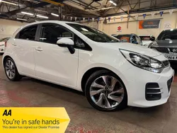 White Used 2016 Kia Rio 3 Hatchback | £6,489 (Fair price)