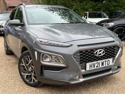Grey Used 2021 Hyundai Kona Premium SUV | £15,250 (Fair price)
