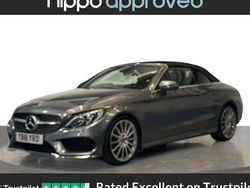 Grey Used 2018 Mercedes C220 AMG line Cabriolet | £16,720 (Fair price)