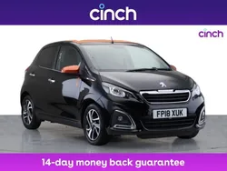 Black Used 2018 Peugeot 108 Roland Garros Hatchback | £6,999 (Fair price)