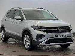 Reflex silver Used 2024 VW T-Cross Match SUV | £19,451 (Fair price)
