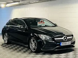 Black Used 2018 Mercedes CLA180 Shooting Brake AMG line Estate | £8,289