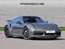 Aventurine green metallic Used 2023 Porsche 911 Turbo S | £162,500 (Super price)