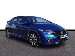 Blue Used 2015 Honda Civic SE Plus Hatchback | £8,900 (Fair price)