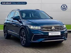 Blue Used 2021 VW Tiguan R-line SUV | £21,990 (Good price)