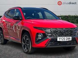 Solid engine red Used 2025 Hyundai Tucson N Line SUV | £32,451 (Super price)