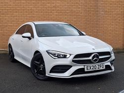 White Used 2020 Mercedes CLA200 AMG line Coupe | £20,498 (Fair price)