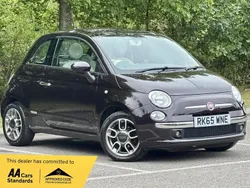 Mauve/purple Used 2015 Fiat 500 Lounge Hatchback | £4,999 (Fair price)