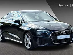 Black Used 2022 Audi A3 S-Line Sedan | £21,750 (Fair price)
