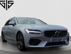Bright silver Used 2019 Volvo V90 R-Design Estate | £16,495 (Fair price)