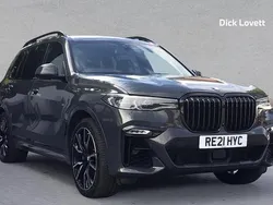 Grey Used 2021 BMW X7 M Sport SUV | £47,495 (A bit pricey)