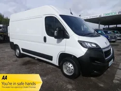 White Used 2021 Peugeot Boxer Van | £12,995 (Fair price)