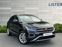 Deep black Used 2023 VW T-Roc Style SUV | £18,885 (Good price)