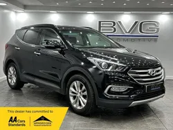 Black Used 2016 Hyundai Santa Fe Premium SUV | £11,994 (Fair price)