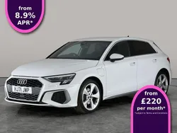 White Used 2021 Audi A3 Sportback e-tron S-Line Sedan | £16,396 (Fair price)