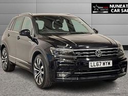 Black Used 2017 VW Tiguan R-line SUV | £18,250 (Good price)