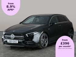 Black Used 2019 Mercedes A35 AMG Premium Plus Hatchback | £22,986 (Good price)