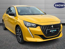 Yellow Used 2022 Peugeot 208 Allure Premium Hatchback | £13,256 (Fair price)