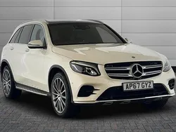 Diamond white Used 2018 Mercedes GLC220 AMG Line Premium Estate | £20,295 (Fair price)