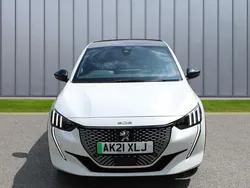 White Used 2021 Peugeot e-208 Premium Hatchback | £14,269 (Fair price)