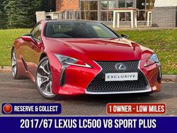 Red Used 2017 Lexus LC 500 Sport Line Coupe | £63,450