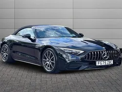 Obsidian black New 2025 Mercedes SL43 AMG Cabriolet | £81,950