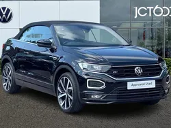 Black Used 2021 VW T-Roc Cabriolet R-line Cabriolet | £23,567