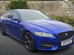 Blue Used 2017 Jaguar XF R-Sport Sedan | £8,984 (Fair price)