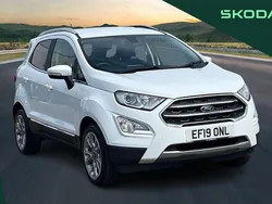 Frozen white Used 2019 Ford Ecosport Titanium SUV | £8,295 (Fair price)