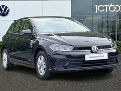 Black Used 2021 VW Polo Life Hatchback | £15,079 (Fair price)