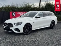 White Used 2020 Mercedes E300 AMG line Estate | £23,950 (Super price)
