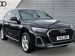 Black Used 2021 Audi Q5 S-Line SUV | £28,341 (Fair price)