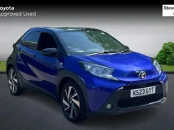 Blue Used 2023 Toyota Aygo Hatchback | £15,356 (Fair price)