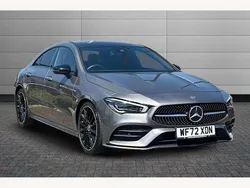 Mountain grey Used 2022 Mercedes CLA180 AMG Line Premium Plus Sedan | £27,650 (Fair price)