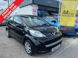 Black Used 2009 Peugeot 107 Hatchback | £2,495 (A bit pricey)