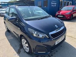 Blue Used 2015 Peugeot 108 Active Hatchback | £4,995 (Fair price)