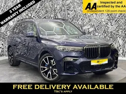Blue Used 2020 BMW X7 M Sport SUV | £48,888 (Fair price)