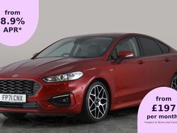 Red Used 2021 Ford Mondeo ST-Line Sedan | £13,605 (Fair price)
