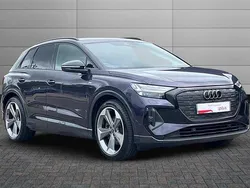 Aurora violet Used 2024 Audi Q4 e-tron Black Edition SUV | £35,295 (Super price)