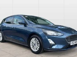 Blue Used 2021 Ford Focus Titanium Hatchback | £11,899 (Good price)